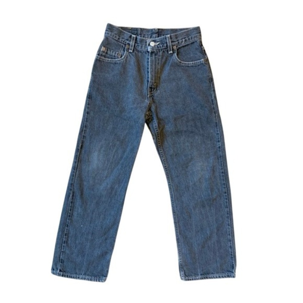 Women's LEVI Black Denim Jeans 569‎ Size 26